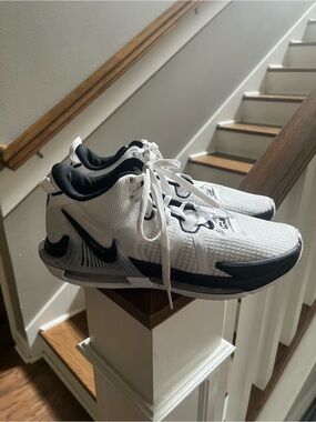 Nike LeBron Witness VII Men’s White and Black basketball shoes